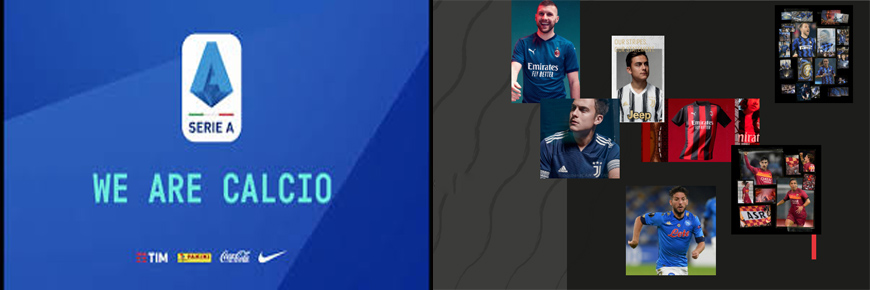 Serie A football shirts